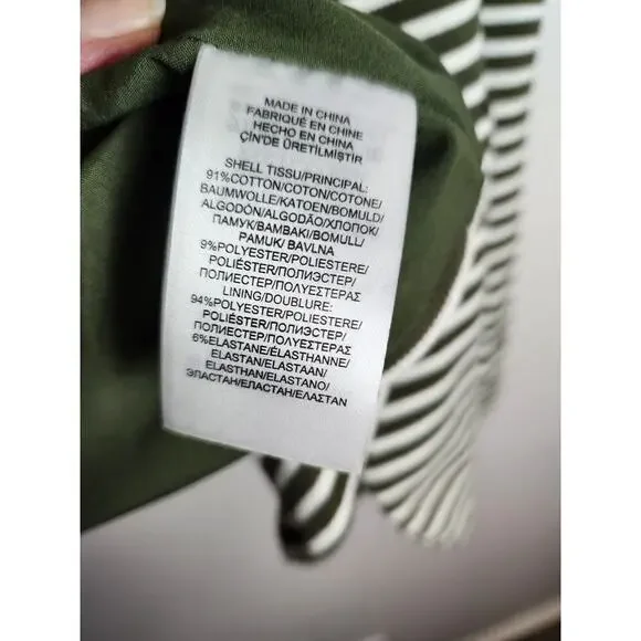 Lauren Ralph Lauren knit sweater blazer sz S olive green preppy old Money career - Picture 7 of 10